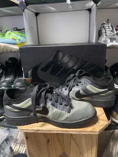 COMME des GARCONS × NIKE DUNK LOW Women's "BLACK/CLEAR BLACK"