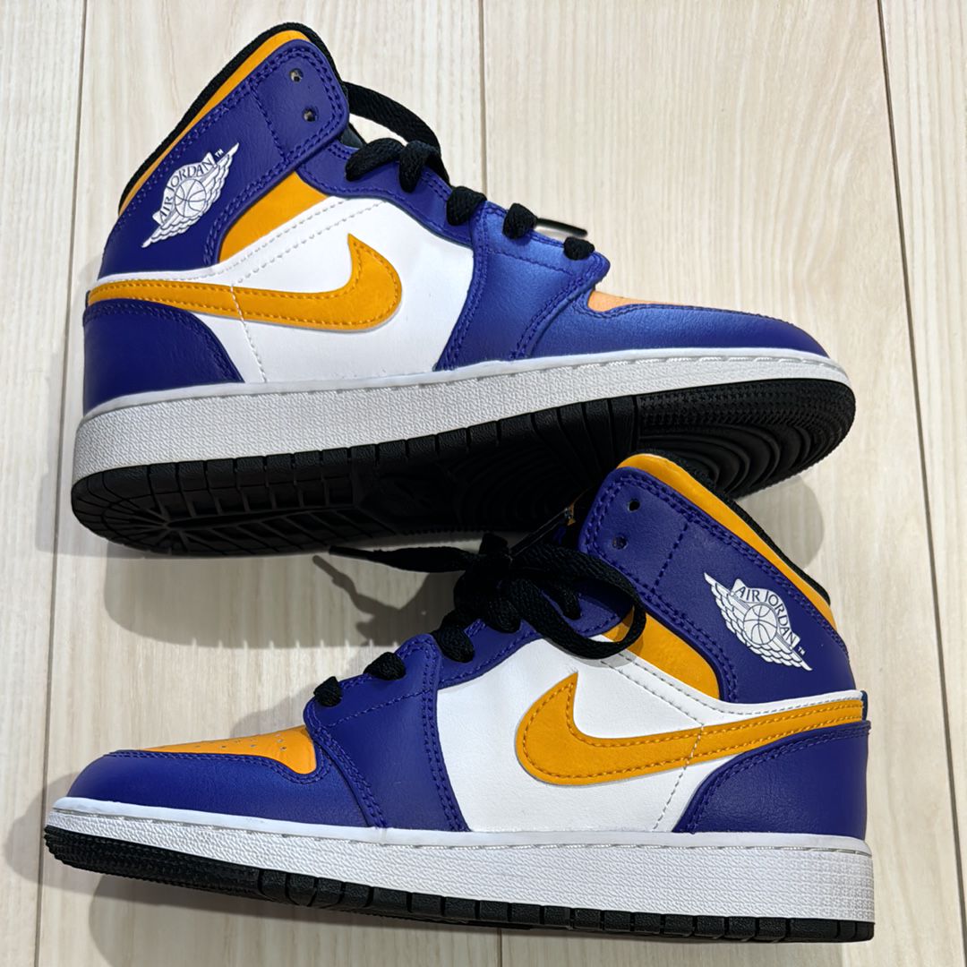 Nike GS Air Jordan 1 Mid "Lakers"