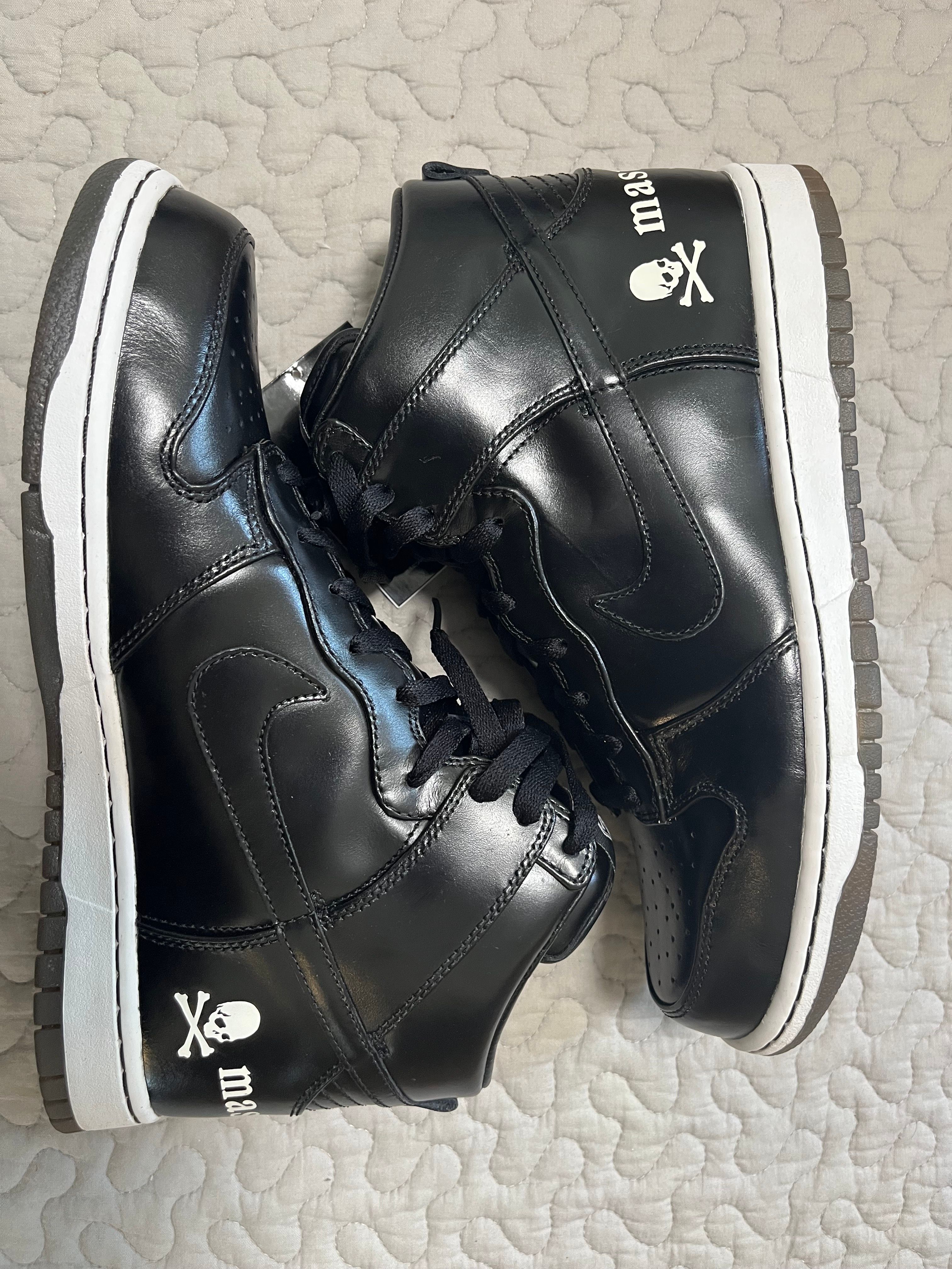mastermind Japan × Nike Dunk Premium Hi "Black"