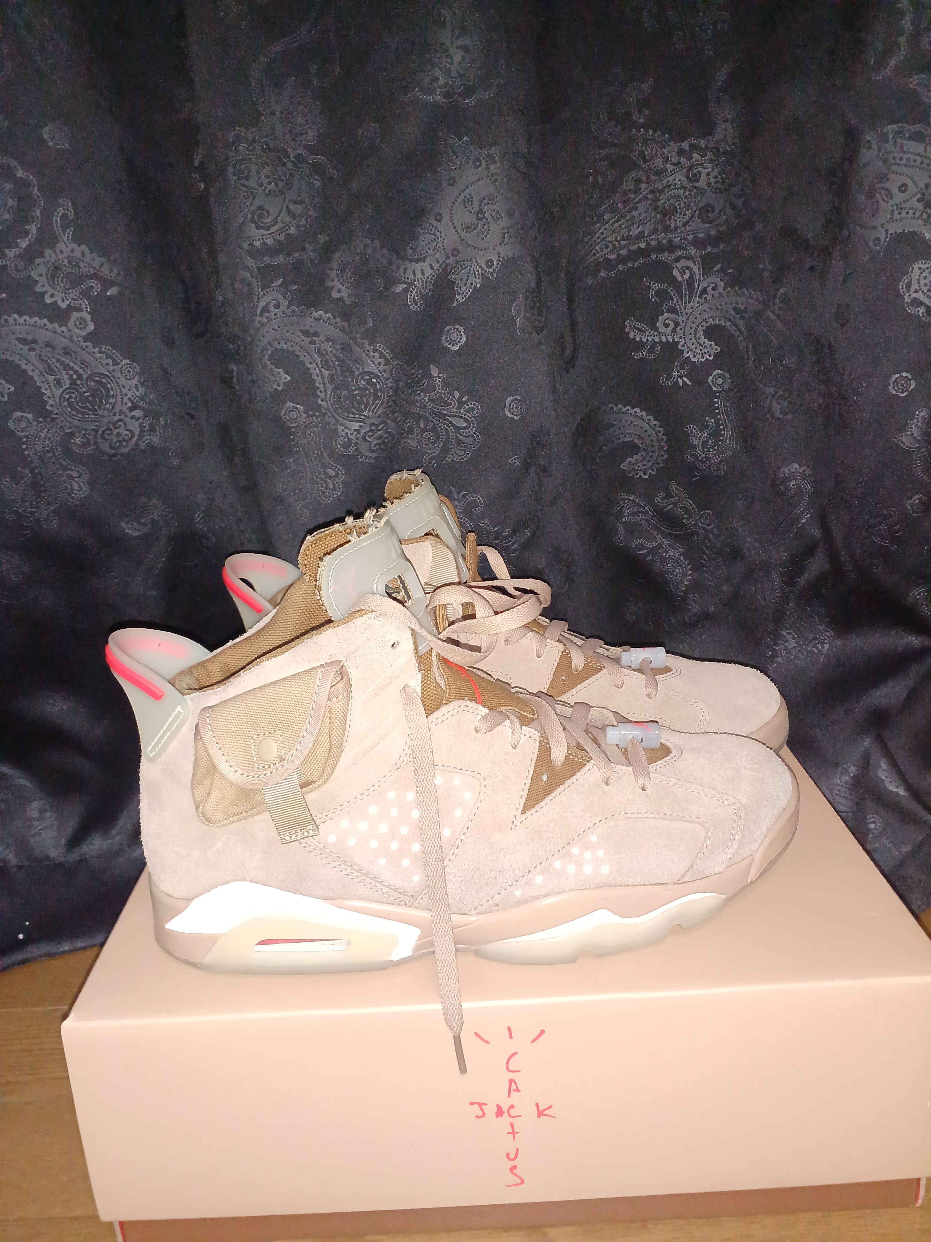 Travis Scott × Nike Air Jordan 6 "British Khaki"