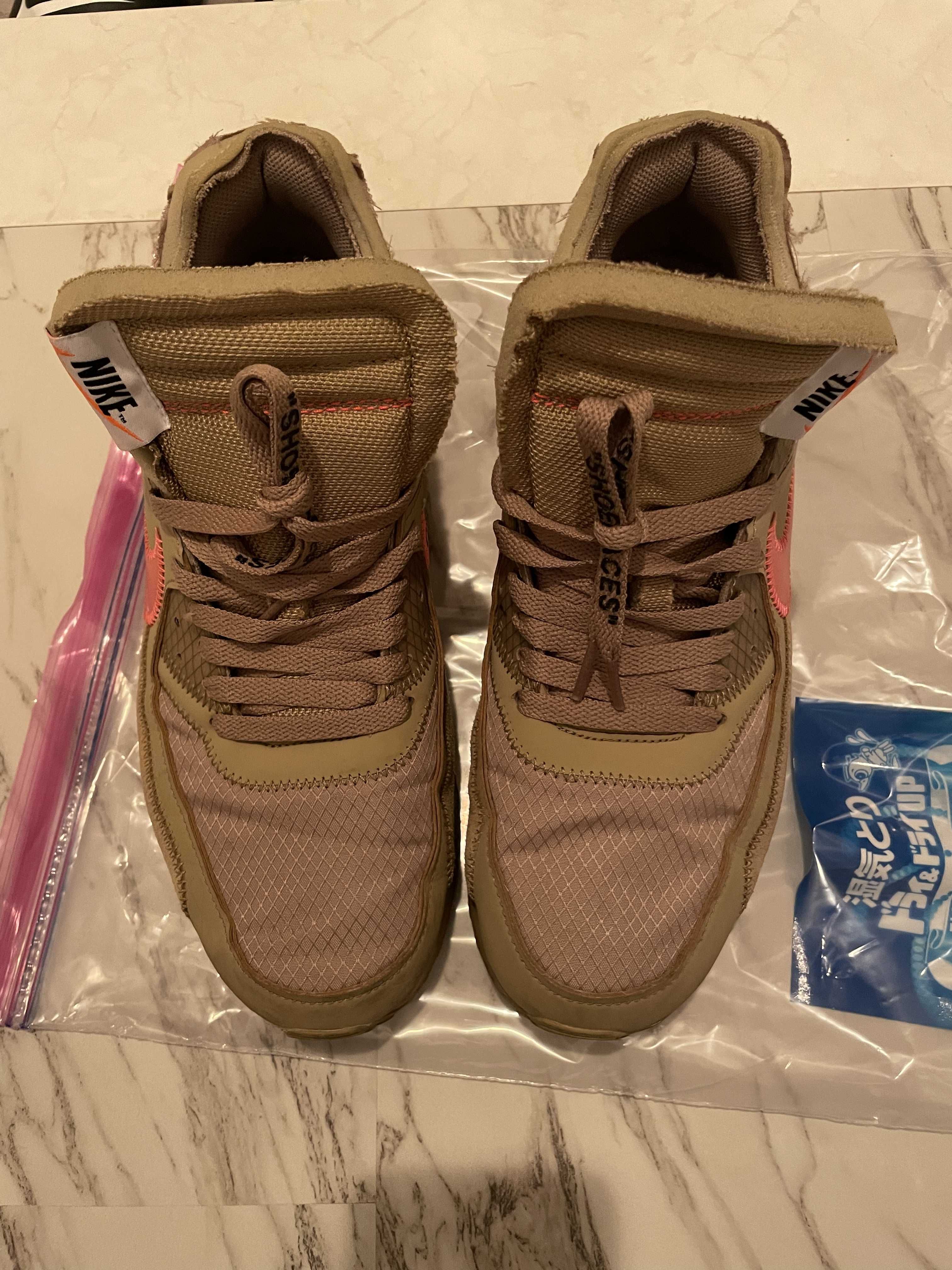 Off-White × Nike Air Max 90 "Desert Ore"
