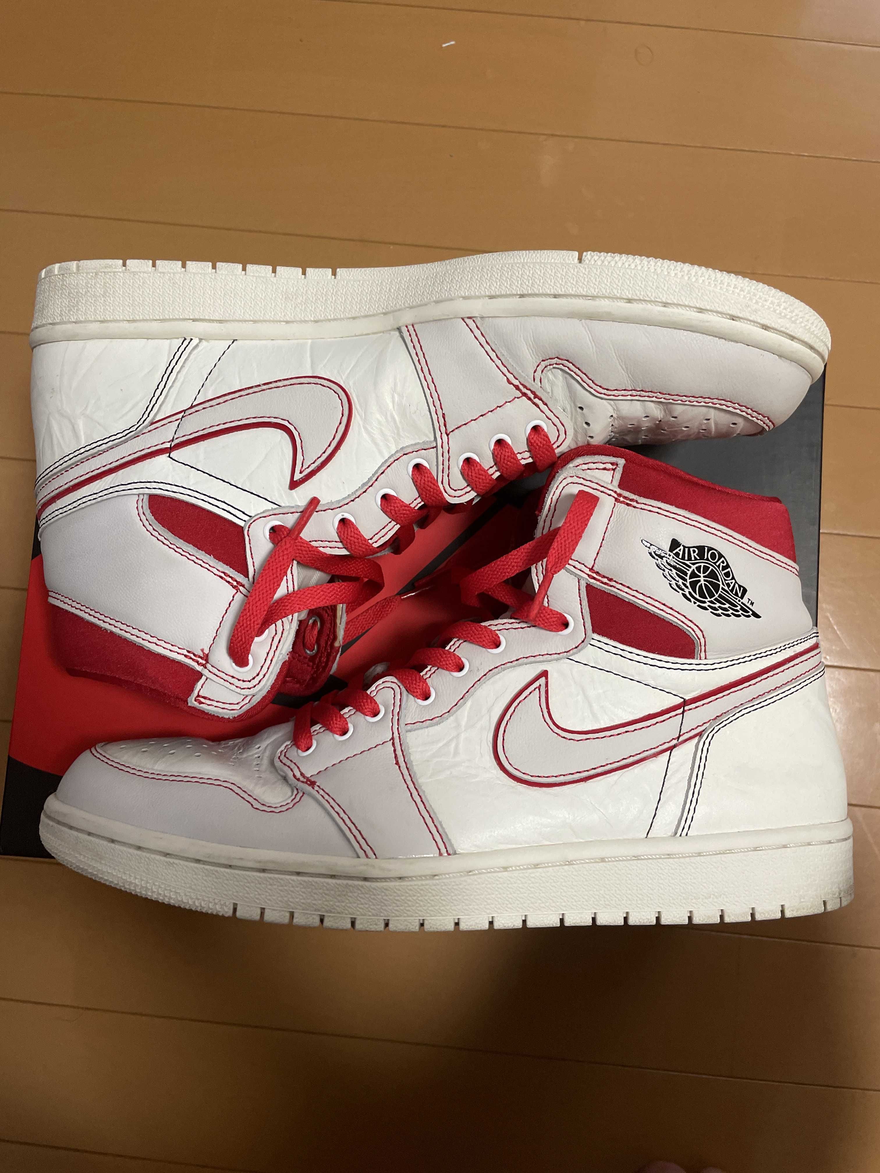 Nike Air Jordan 1 Retro High OG "Sail/University Red"     