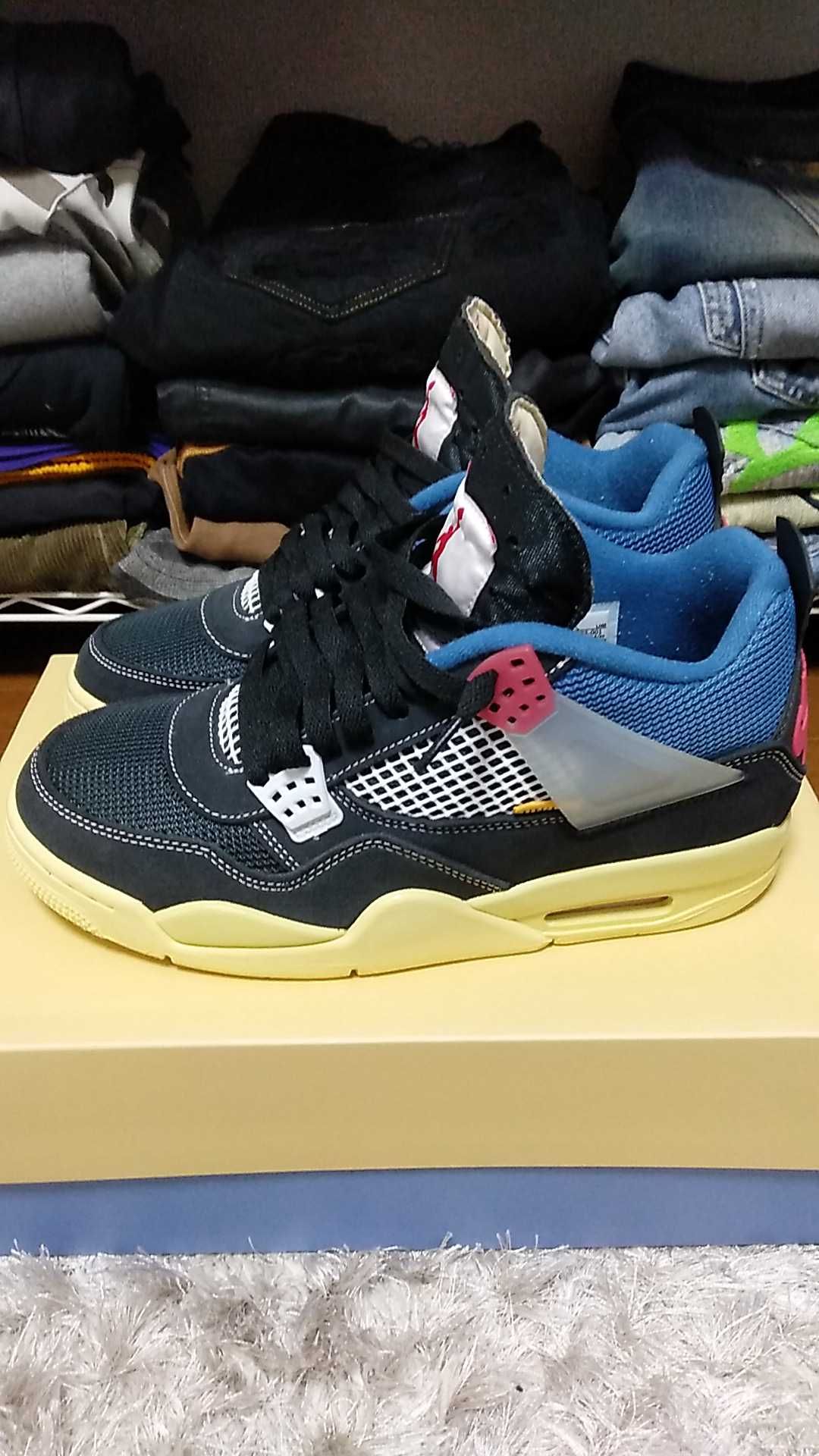 UNION × Nike Air Jordan 4 "Off Noir"