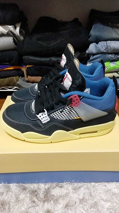 UNION × Nike Air Jordan 4 "Off Noir"