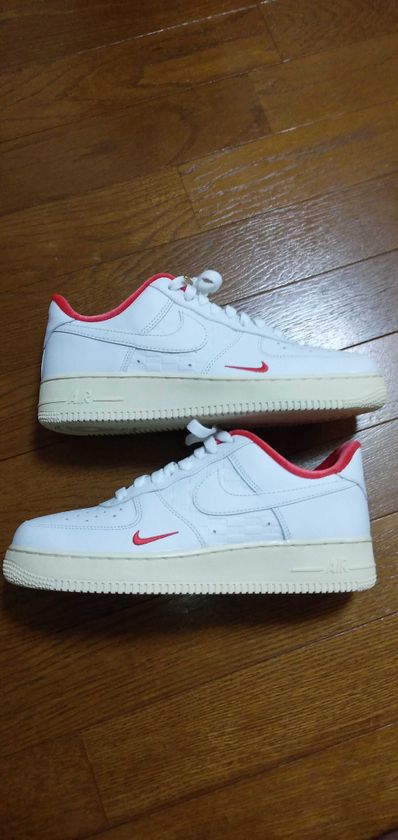 KITH × Nike Air Force 1 Low "White/Red"