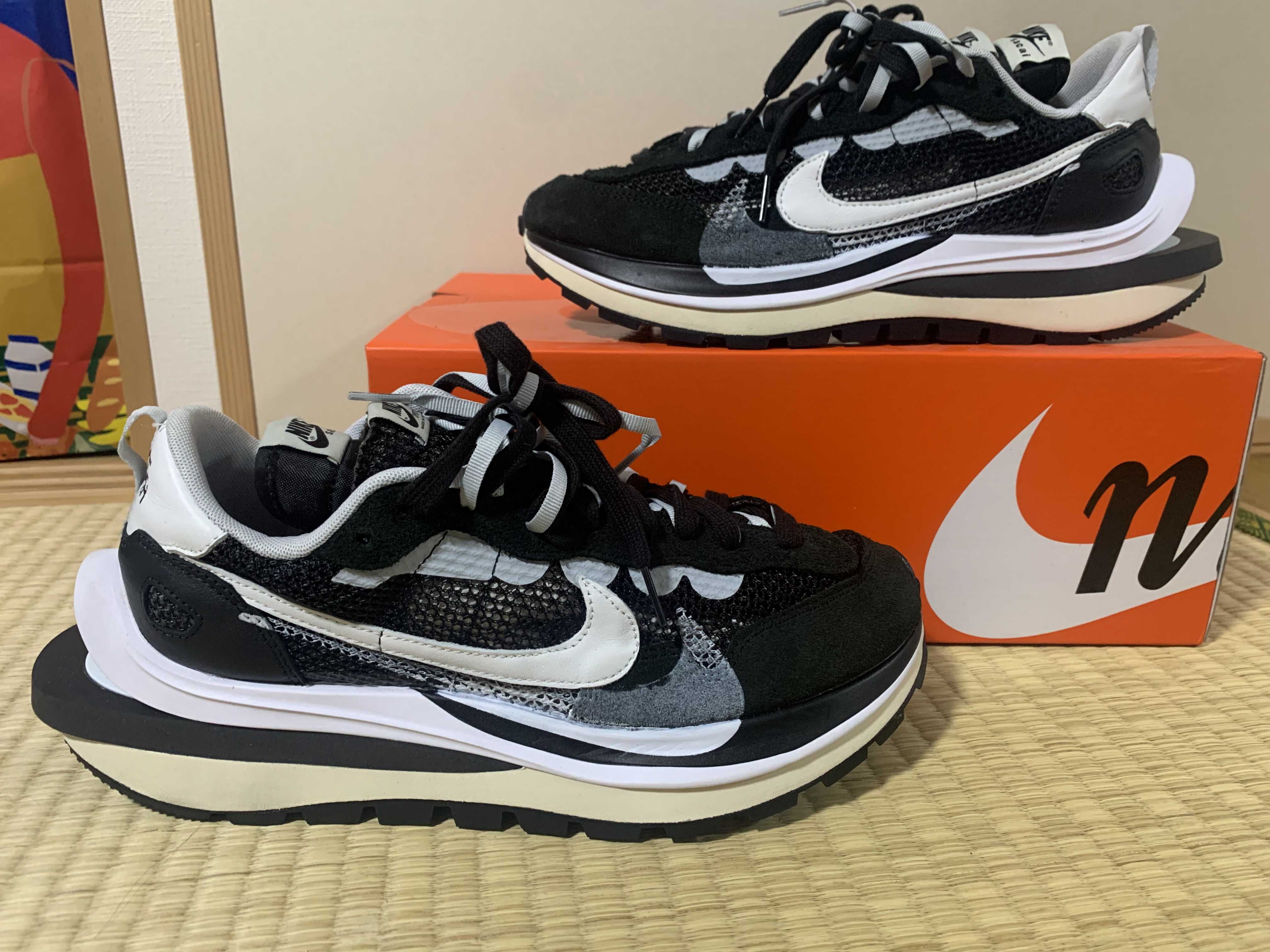 sacai × Nike Vapor Waffle "Black and White"