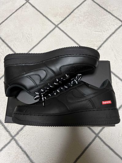 Supreme × Nike Air Force 1 Low "Black"