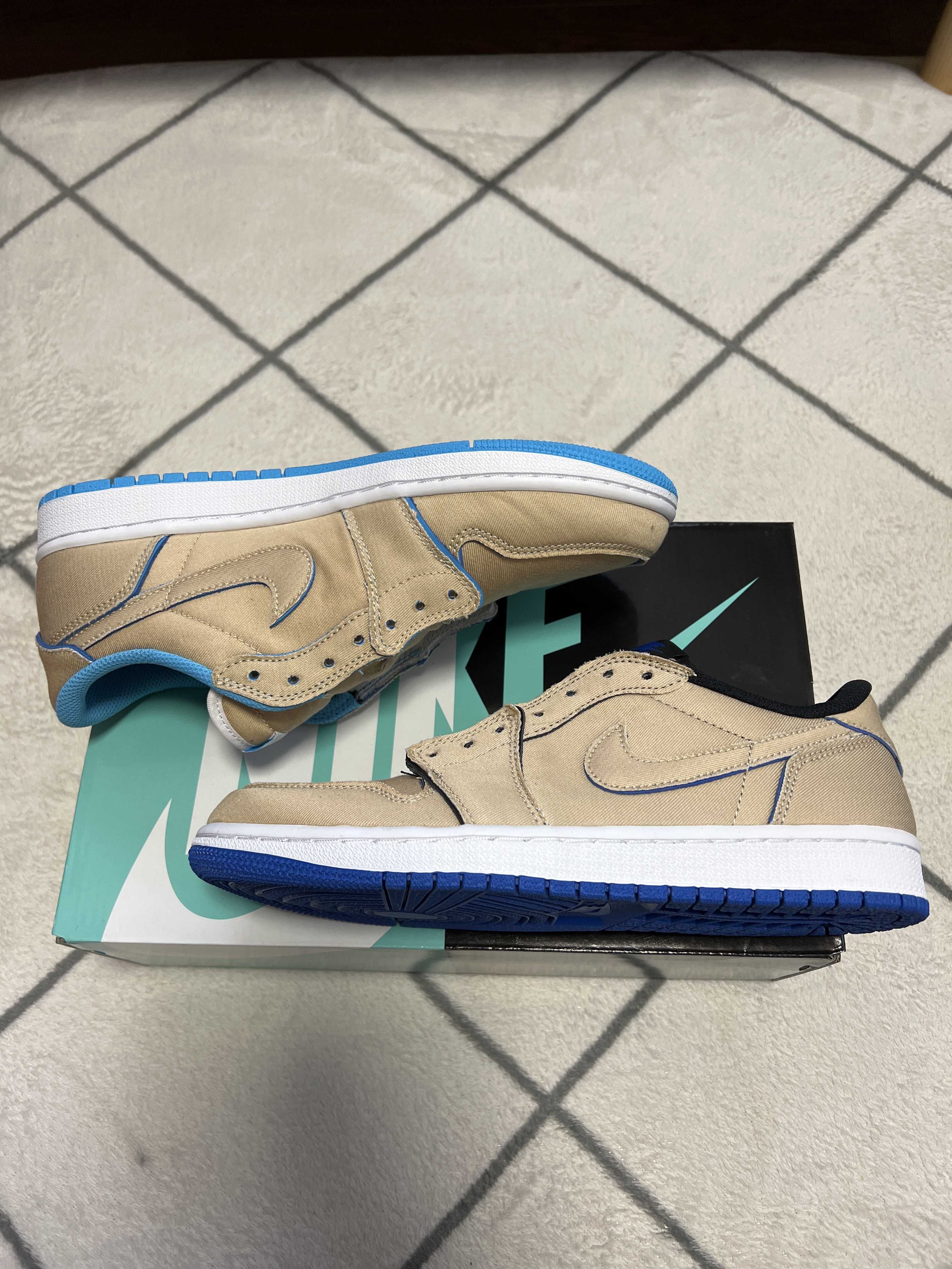Nike SB Air Jordan 1 Low "Desert Ore/Royal Blue"