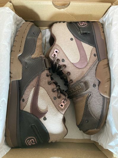 Travis Scott x Nike Air Trainer 1 SP "Archaeo Brown and Rust Pink"