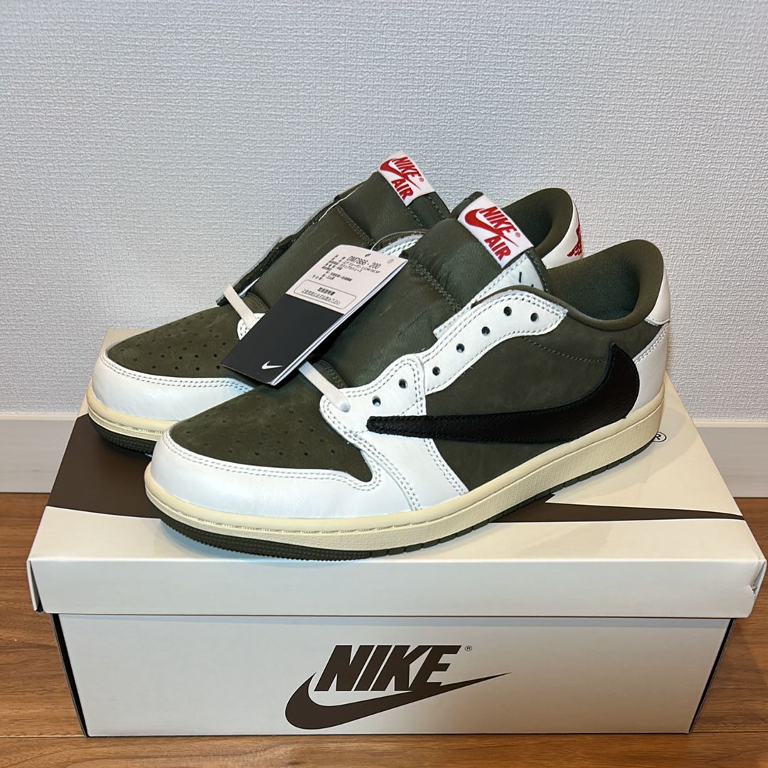 Travis Scott × Nike Air Jordan 1 Low OG SP "Reverse Olive"