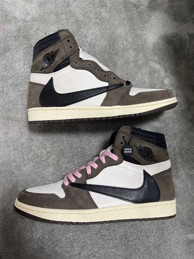 Travis Scott × Nike Air Jordan 1 Retro High OG TS SP "Sail/Dark Mocha"