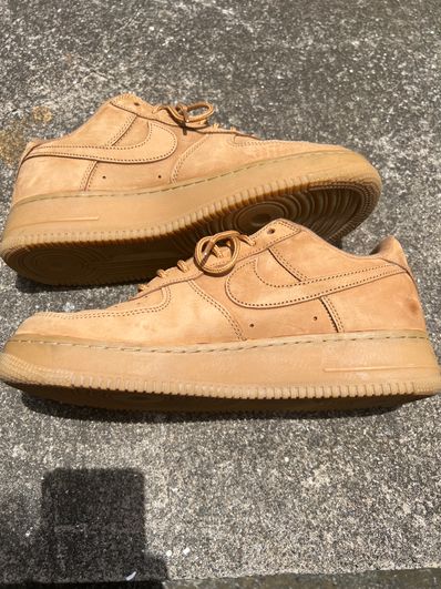 Supreme × Nike Air Force 1 Low "Flax/Wheat"