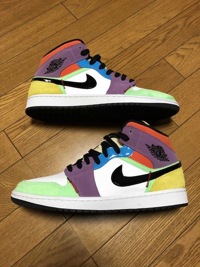 Nike Women's Air Jordan 1 Mid "Multi Color"