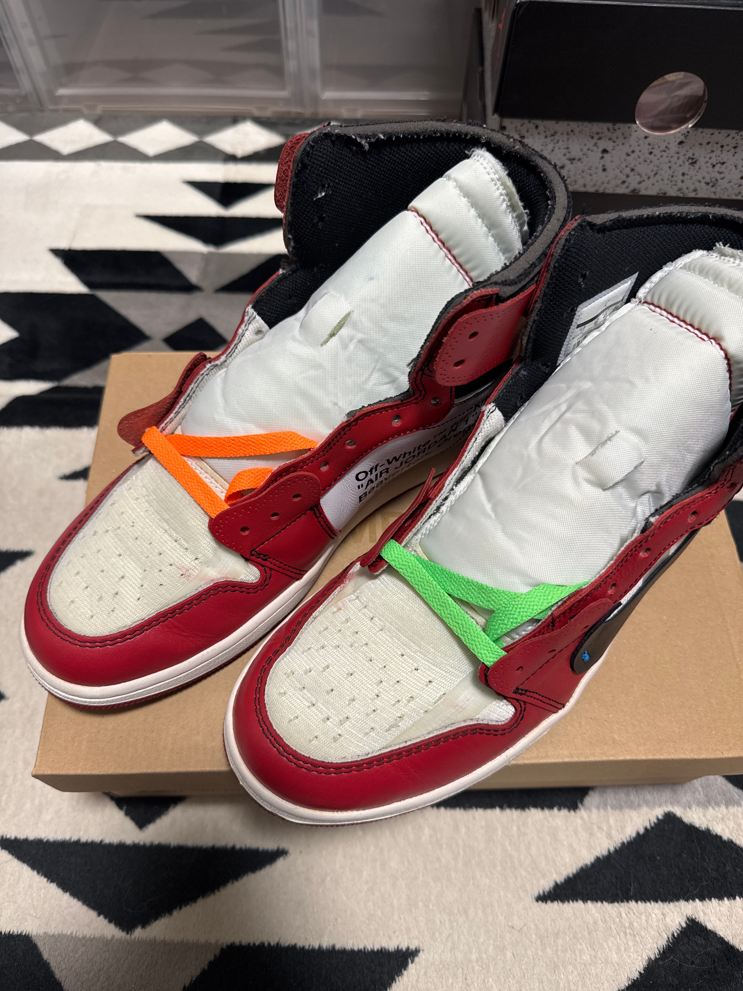 Off-White × Nike Air Jordan 1 Retro High The Ten "Chicago"