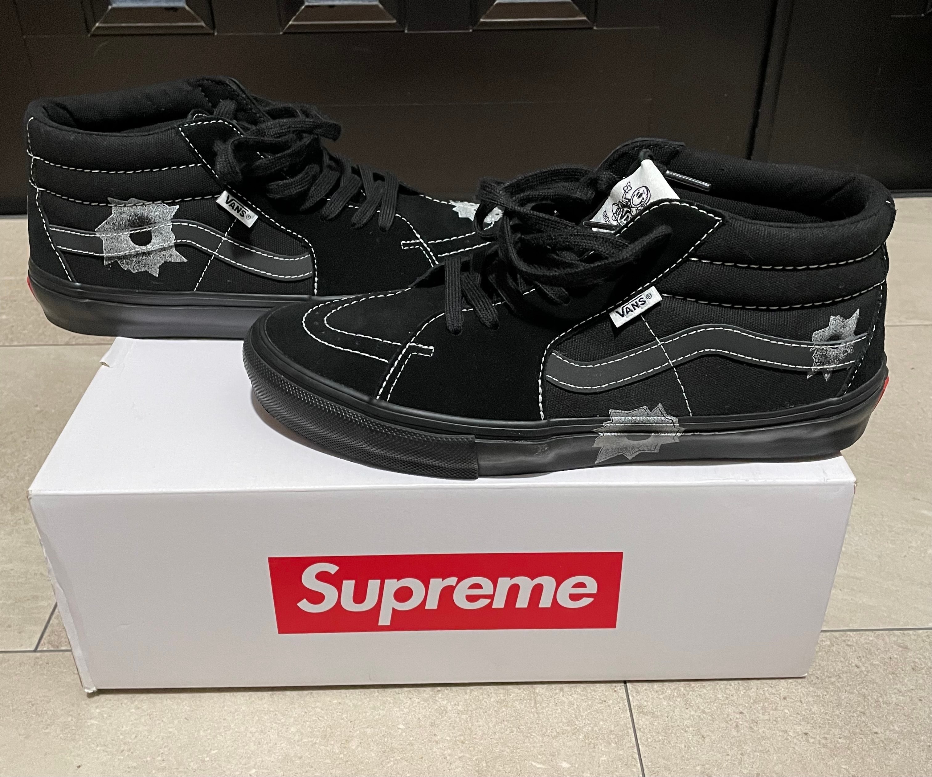 ネイトロウマン × シュプリーム × バンズ スケートグロッソ ミッド "バレットホール/ブラック" (日本限定) (25SS Week9)