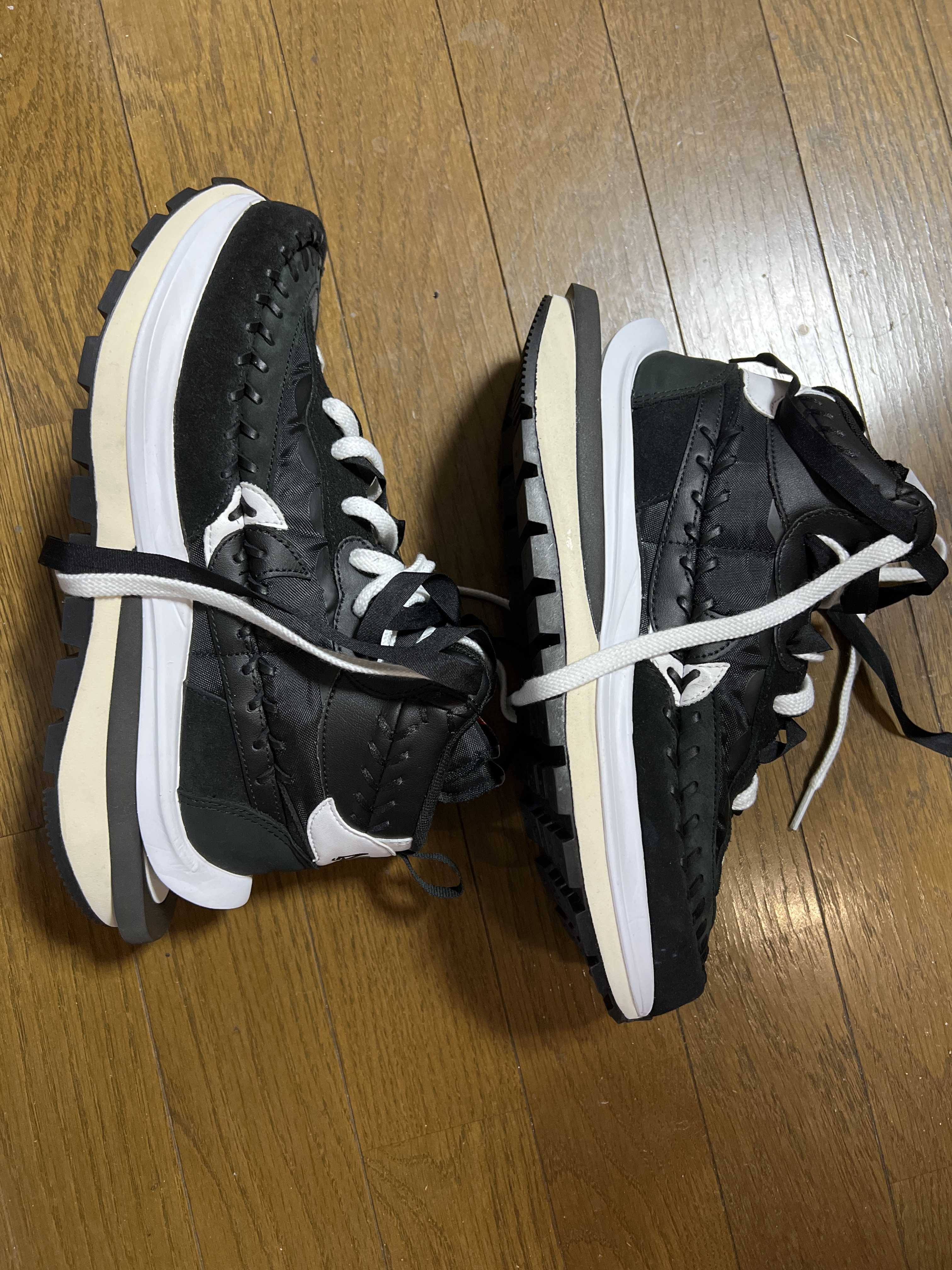 Jean-Paul Gaultier × sacai × Nike Vapor Waffle "Black/Black-White"