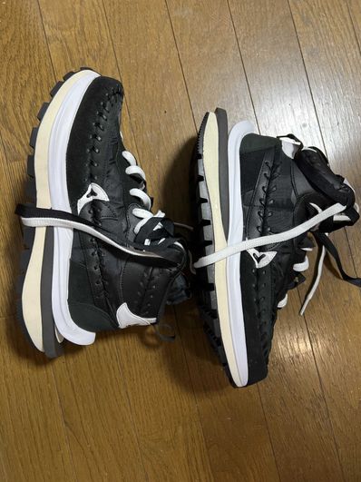 Jean-Paul Gaultier × sacai × Nike Vapor Waffle "Black/Black-White"