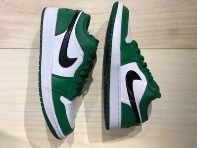 NIKE AIR JORDAN 1 LOW "PINE GREEN/WHITE"