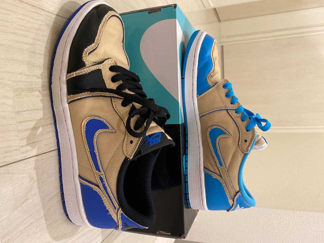 Nike SB Air Jordan 1 Low "Desert Ore/Royal Blue"
