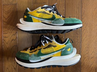 sacai × Nike Vapor Waffle "Tour Yellow/Stadium Green-Sail"