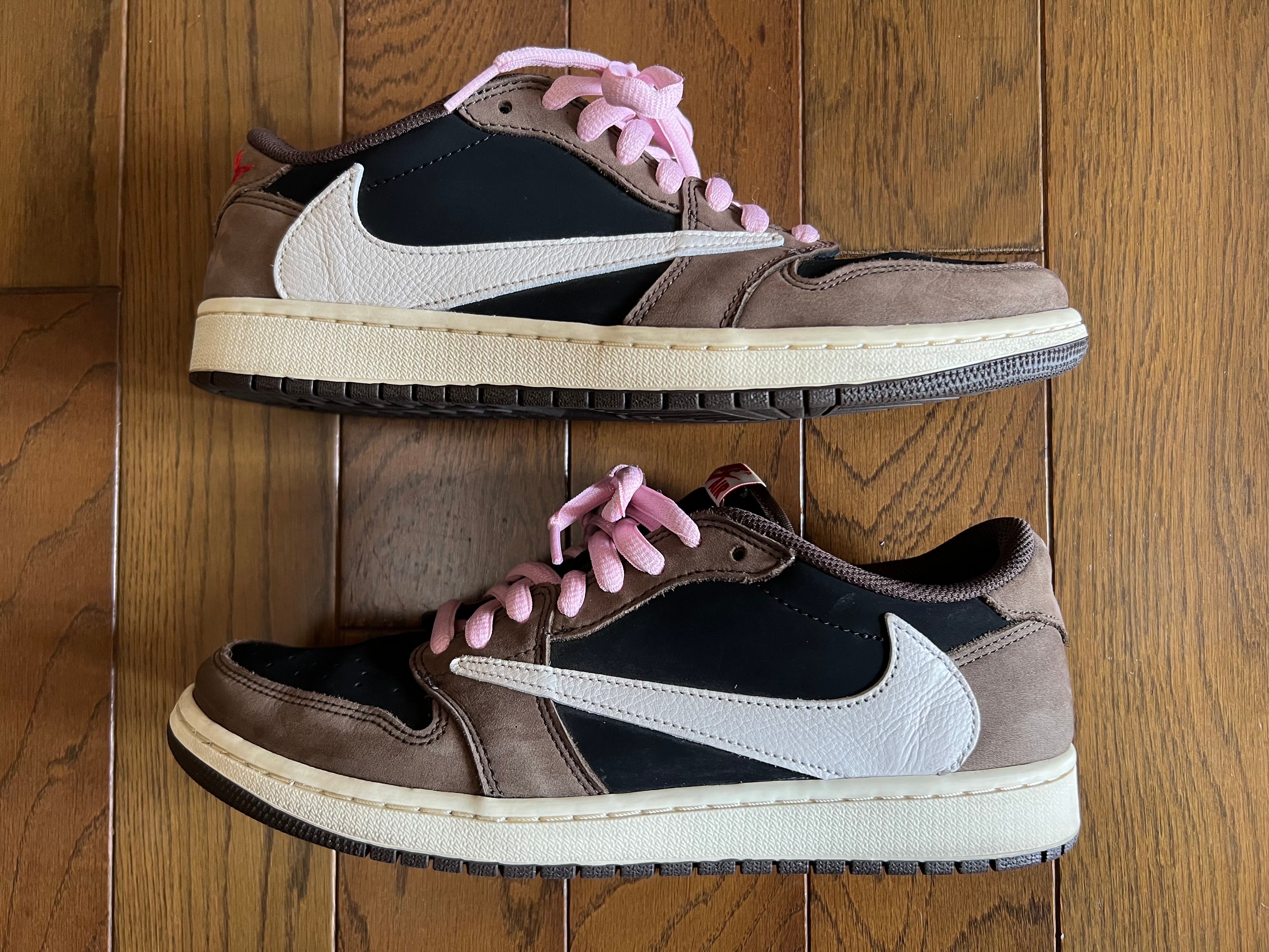 Travis Scott × Nike Air Jordan 1 Low OG SP-T "Black/Dark Mocha"