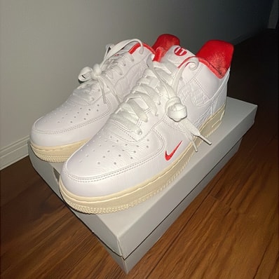 KITH × Nike Air Force 1 Low "White/Red"