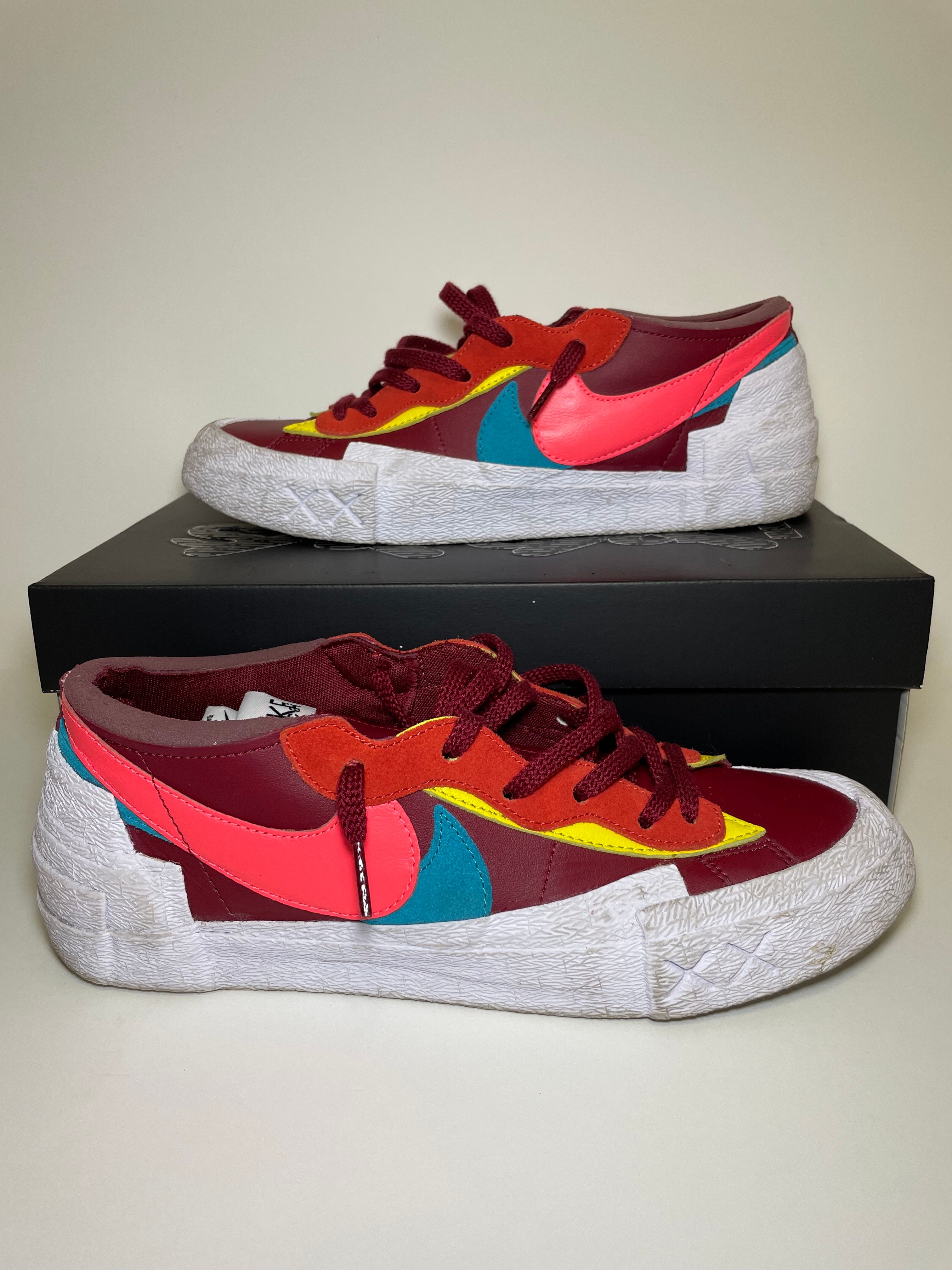 KAWS × sacai × Nike Blazer Low "Team Red"