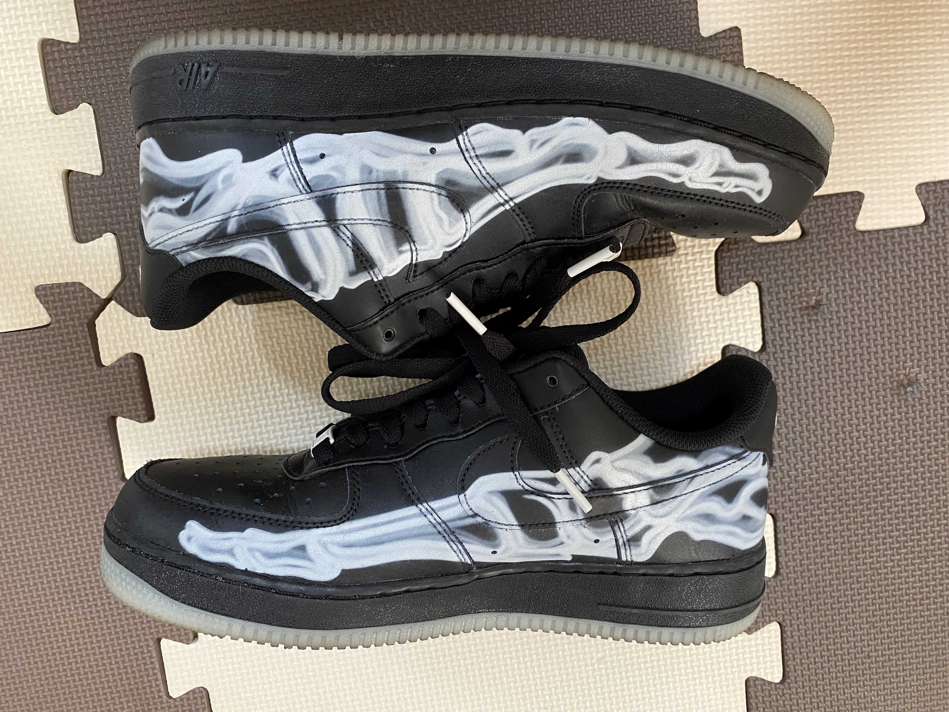Nike Air Force 1 Low "Black Skeleton"