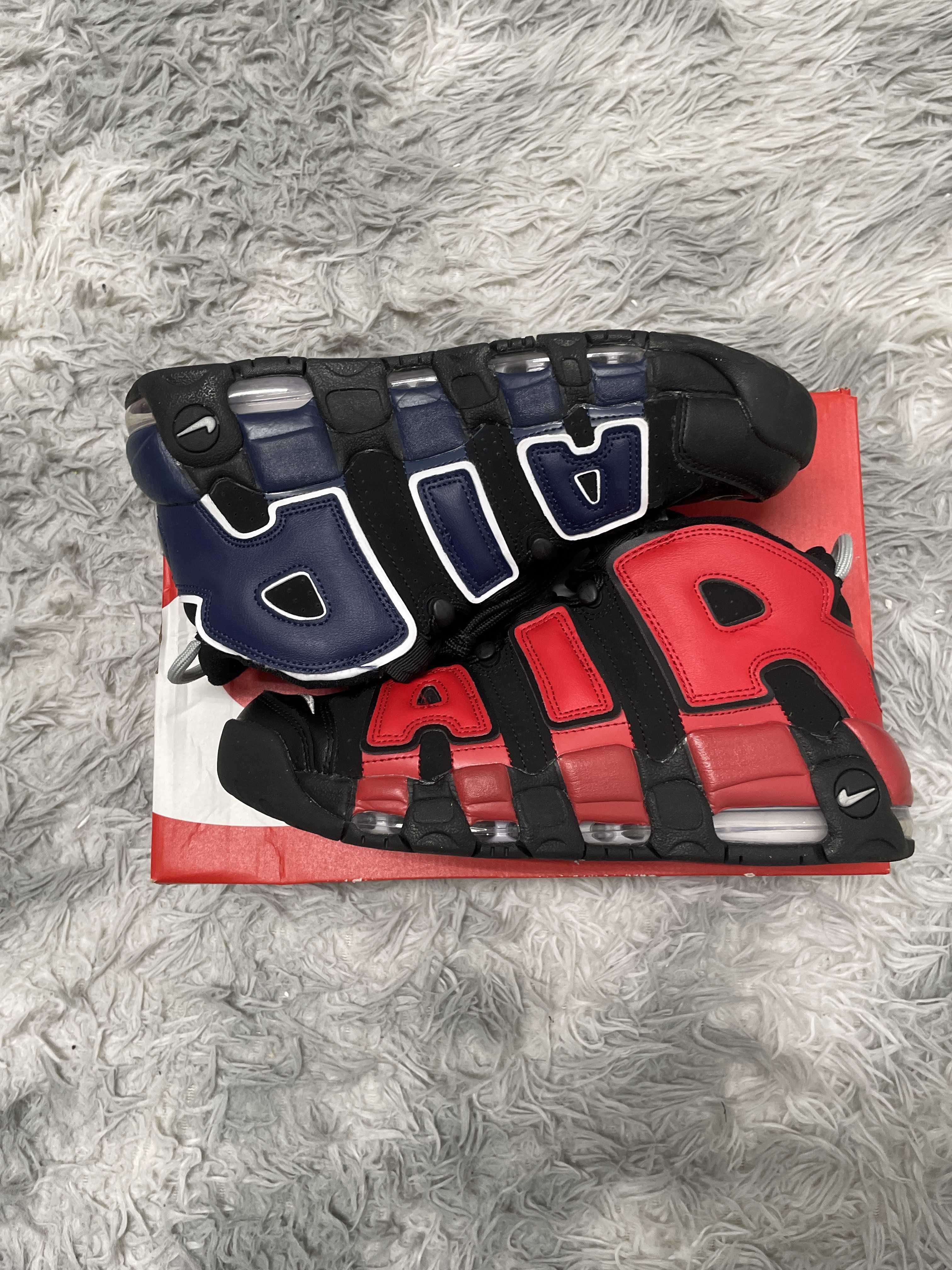 Nike Air More Uptempo '96 "Black and University Red"