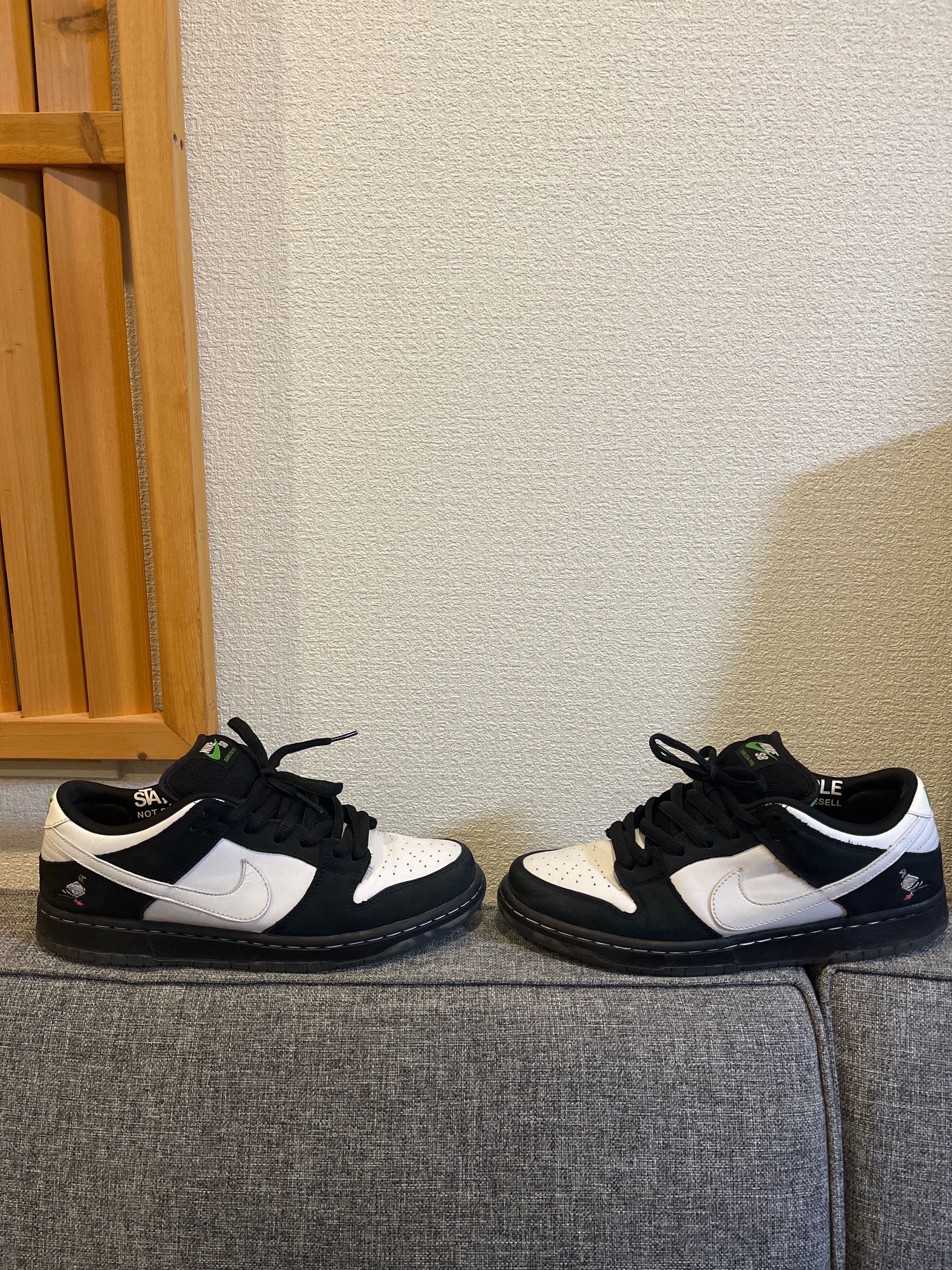 STAPLE × Nike SB Dunk Low "Pigeon Black/White"