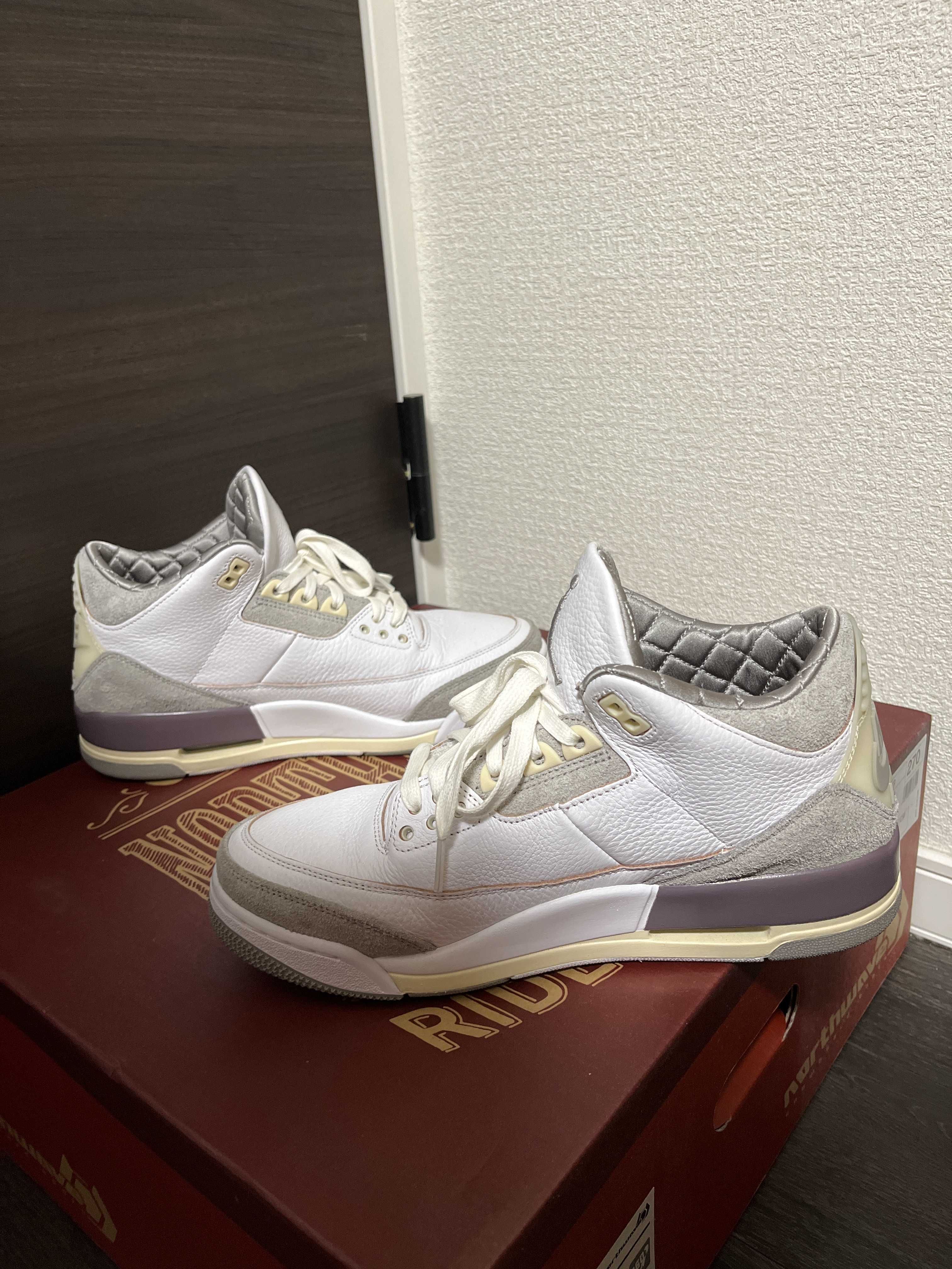 A Ma Maniere × Nike Women's Air Jordan 3 Retro SP "White/Medium Grey Violet Ore"
