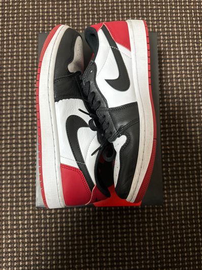 Nike Air Jordan 1 Retro Low OG "Black Toe"