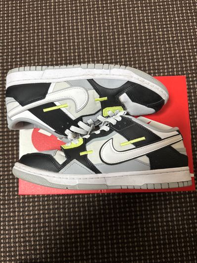 Nike Dunk Low Scrap "Black/White/Light Lemon Twist"