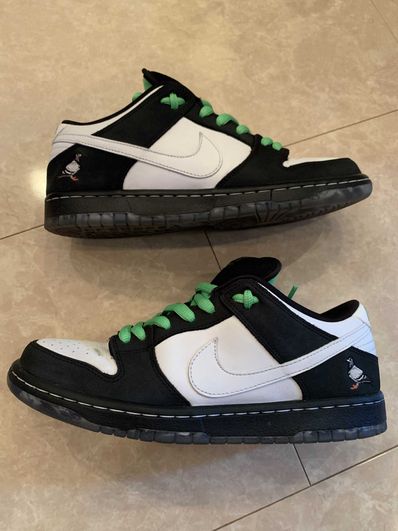 STAPLE × Nike SB Dunk Low "Pigeon Black/White"
