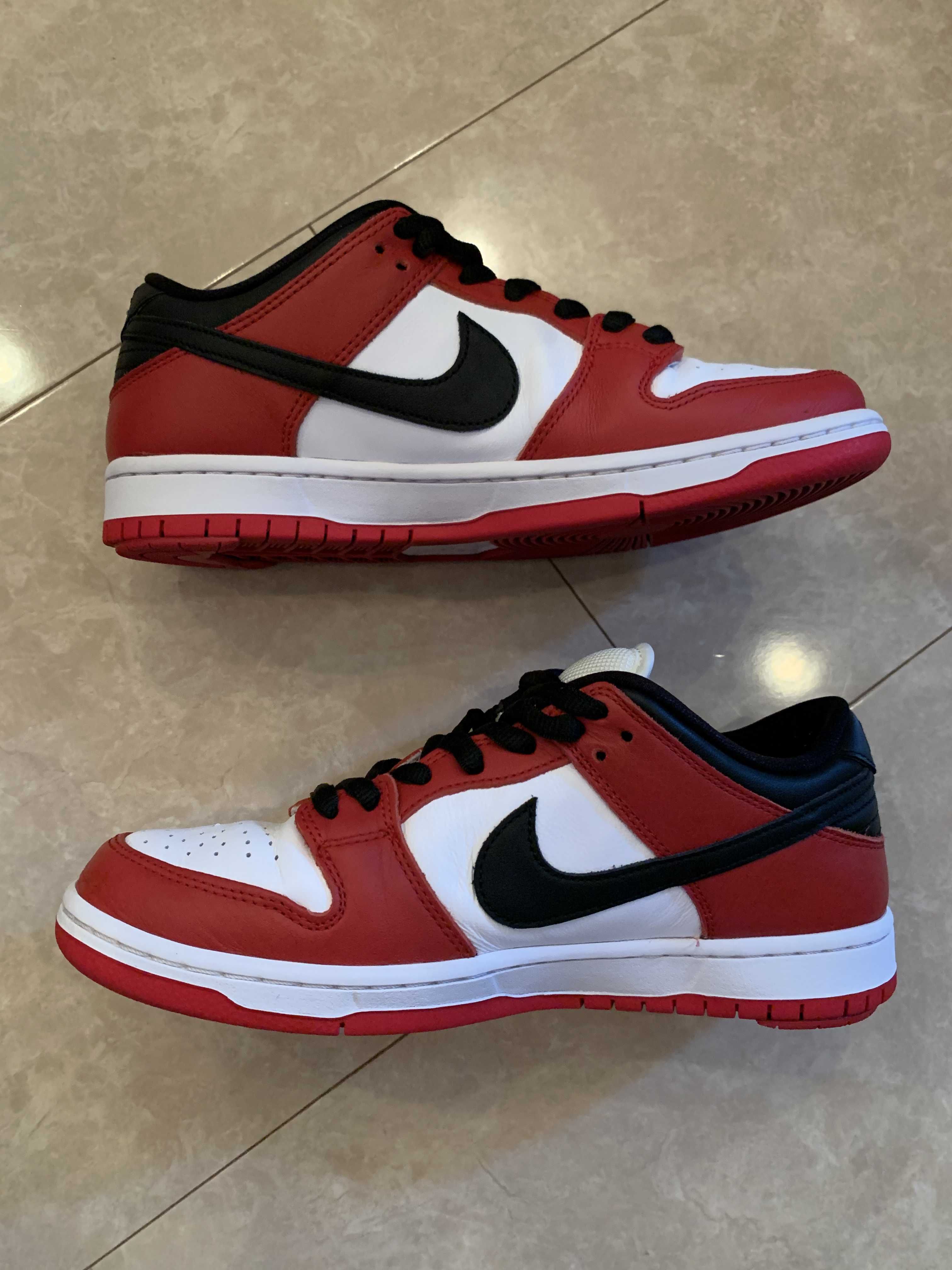Nike SB Dunk Low Pro "J-Pack Chicago/Varsity Red and White"