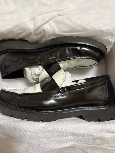Fragment × COLE HAAN American Classics Penny Loafer "White/Black"