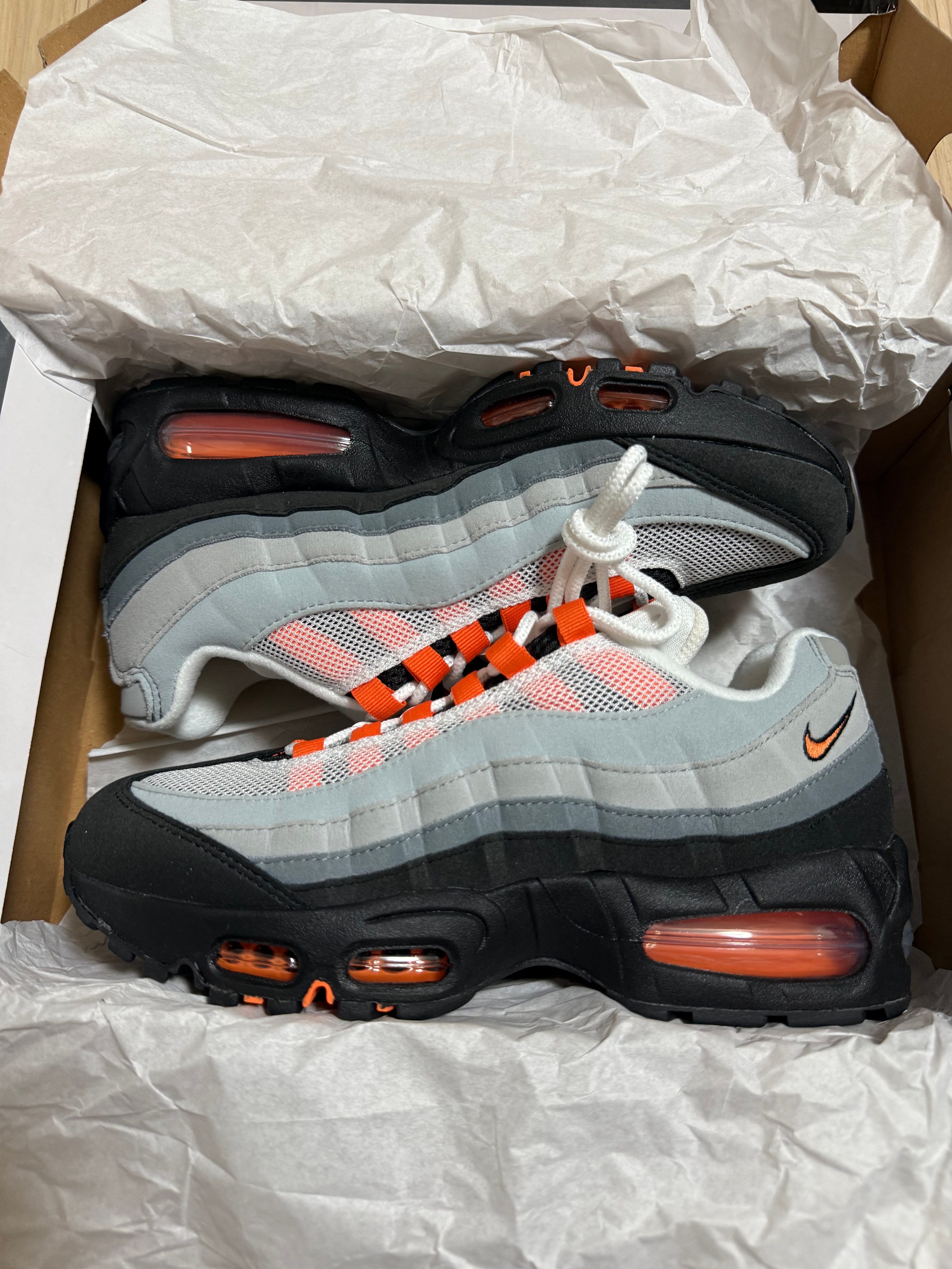 Nike Air Max 95 OG Big Bubble "Bright Mandarin" (2025)