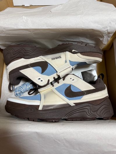 Travis Scott × Nike Zoom Field Jaxx "Pale Ivory and Leche Blue"