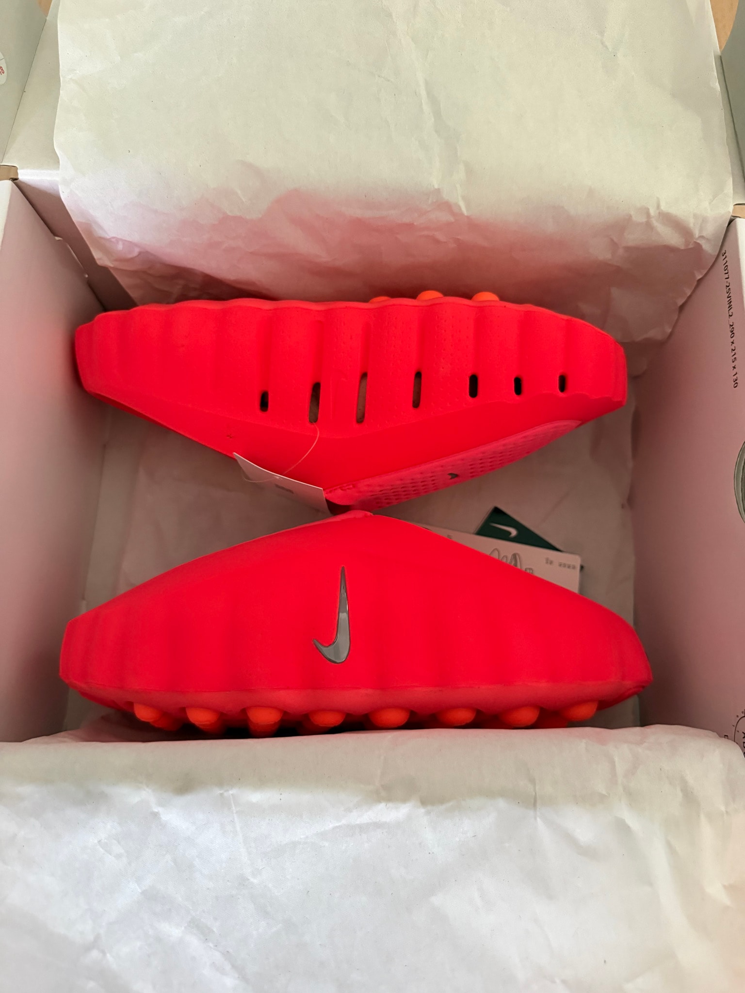 Nike Mind 001 Mules "Solar Red/Hyper Crimson"
