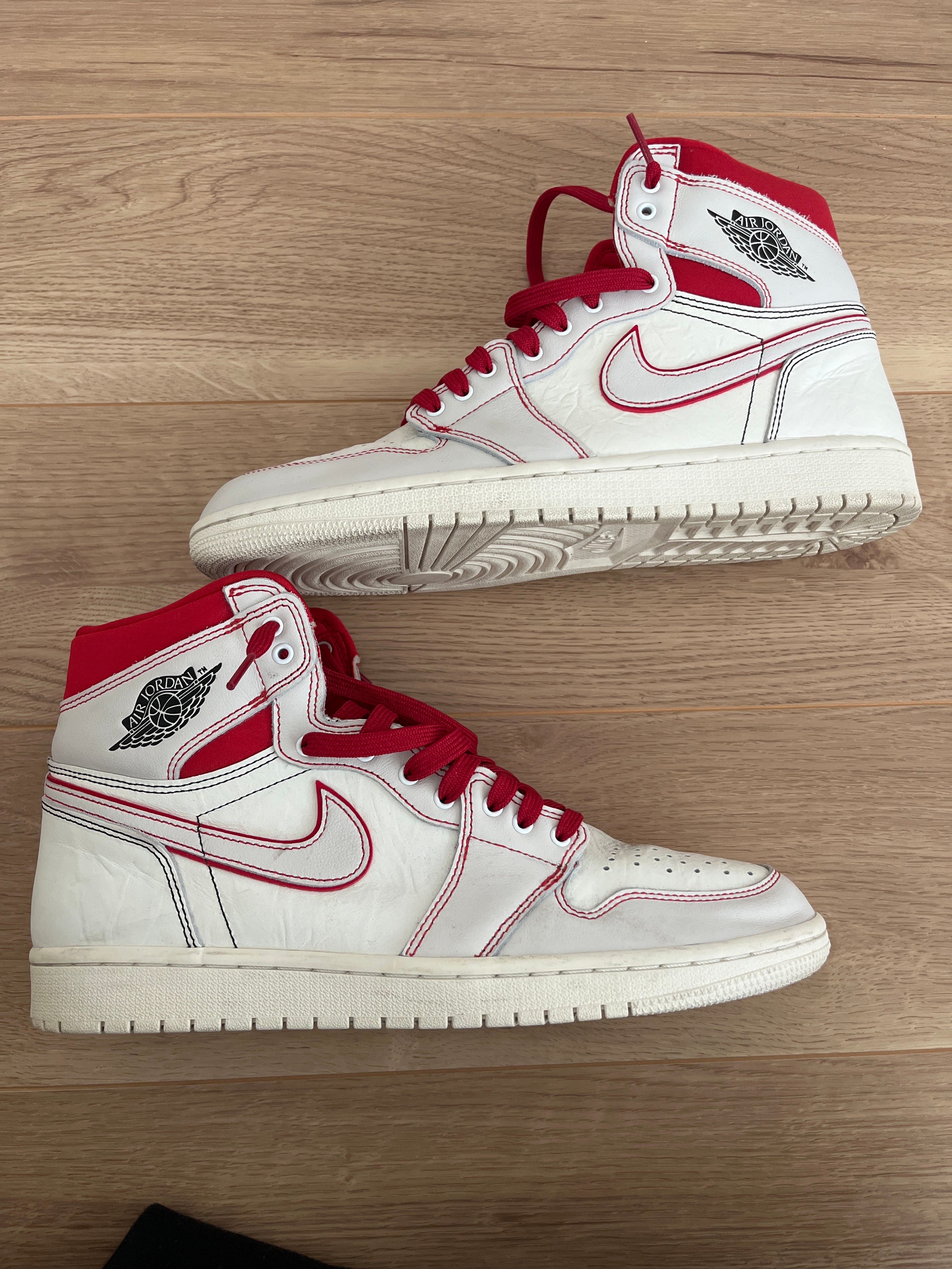 Nike Air Jordan 1 Retro High OG "Sail/University Red"     