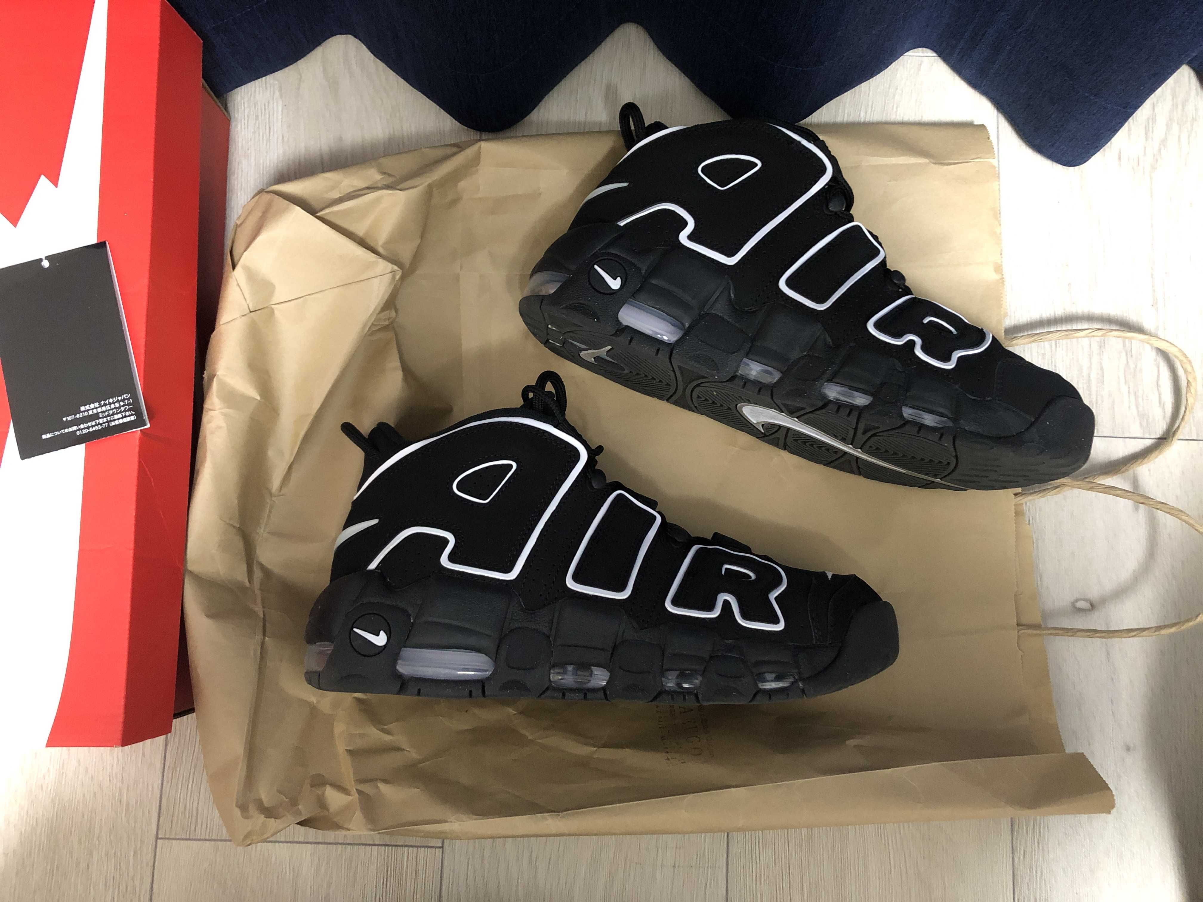 Nike Air More Uptempo "Black/White"(2020)