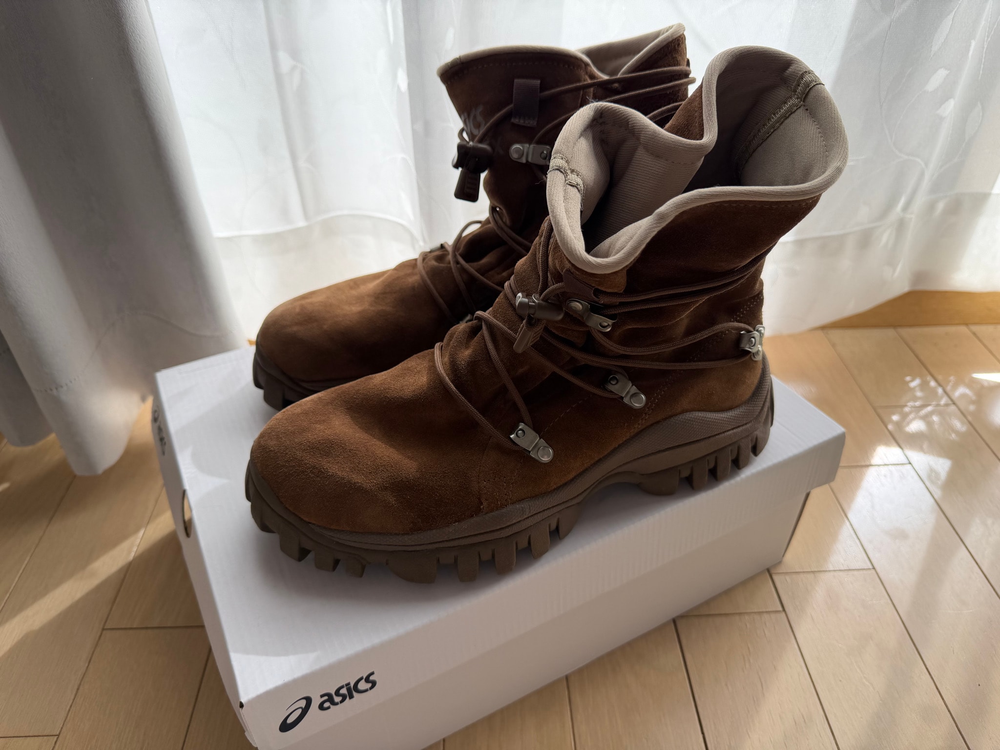 nonnative × Asics Gel-Yeti Tokyo Hi GORE-TEX "Brown Storm"
