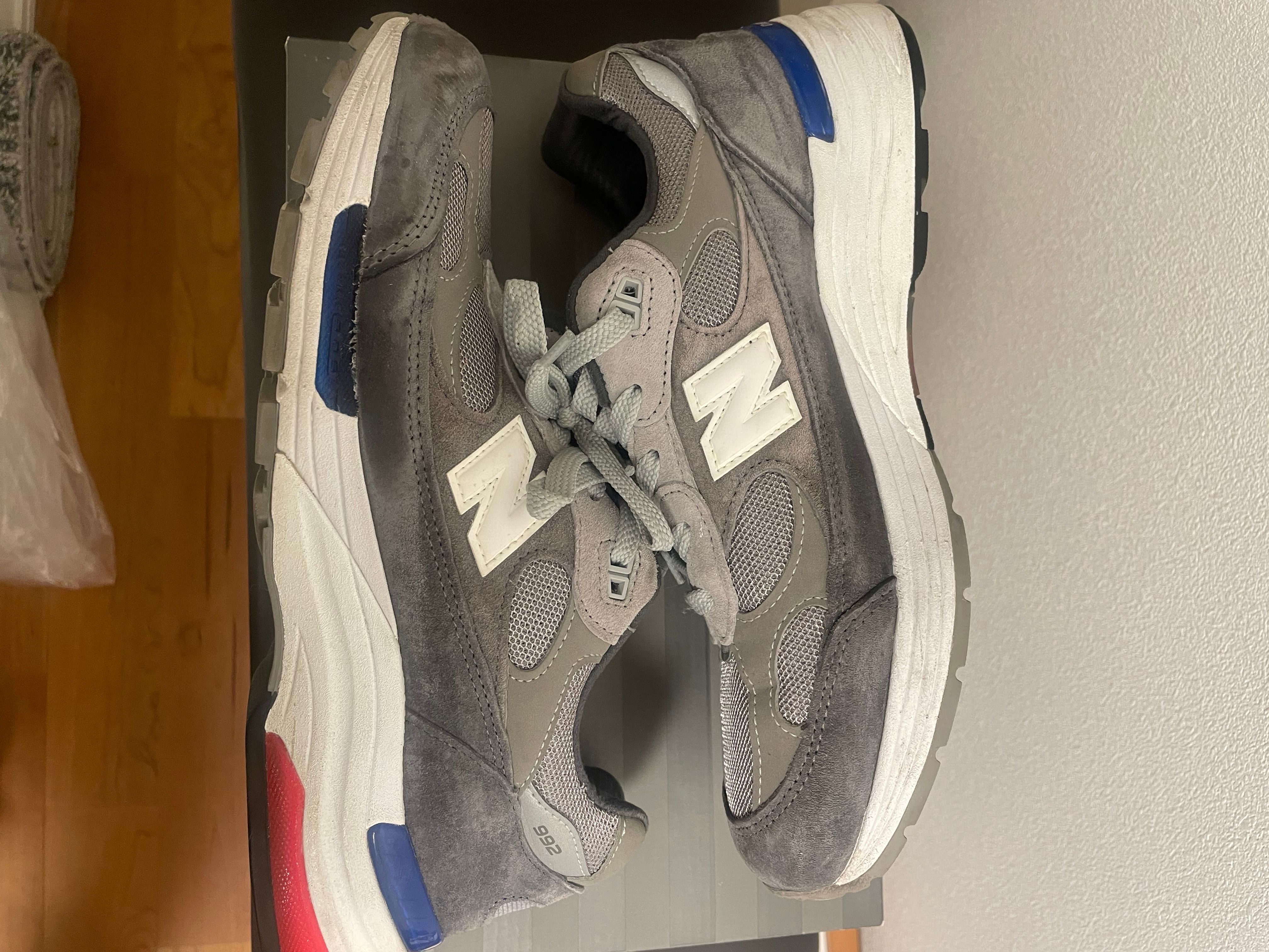 New Balance 992 "GRAY/BLUE/RED"