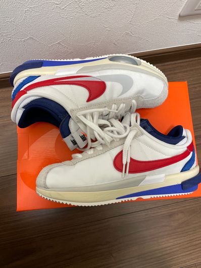 sacai × Nike Zoom Cortez "White and University Red"