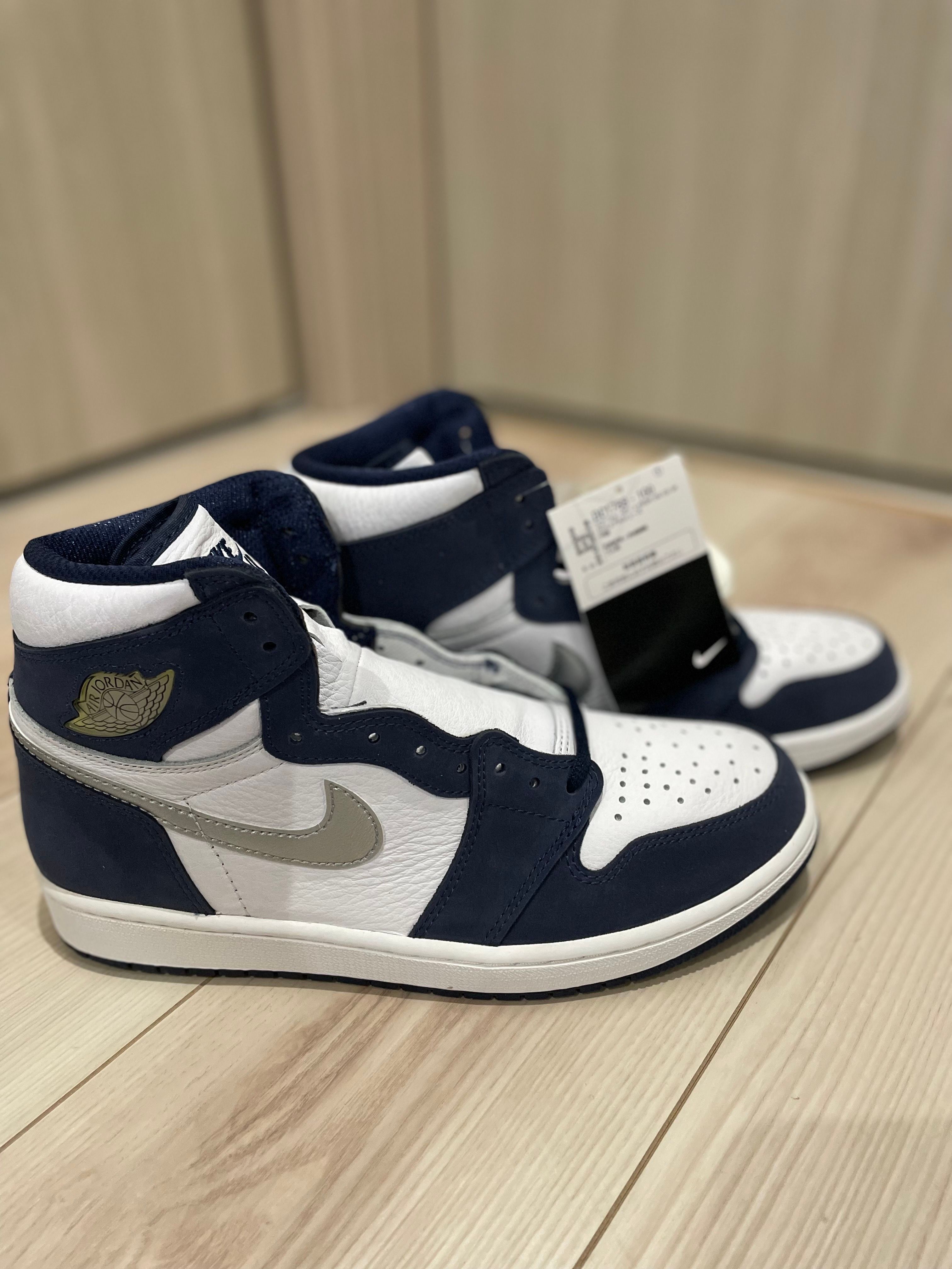 Nike Air Jordan 1 High OG CO.JP "White/Midnight Navy" (2020)(ブリーフケースなし)
