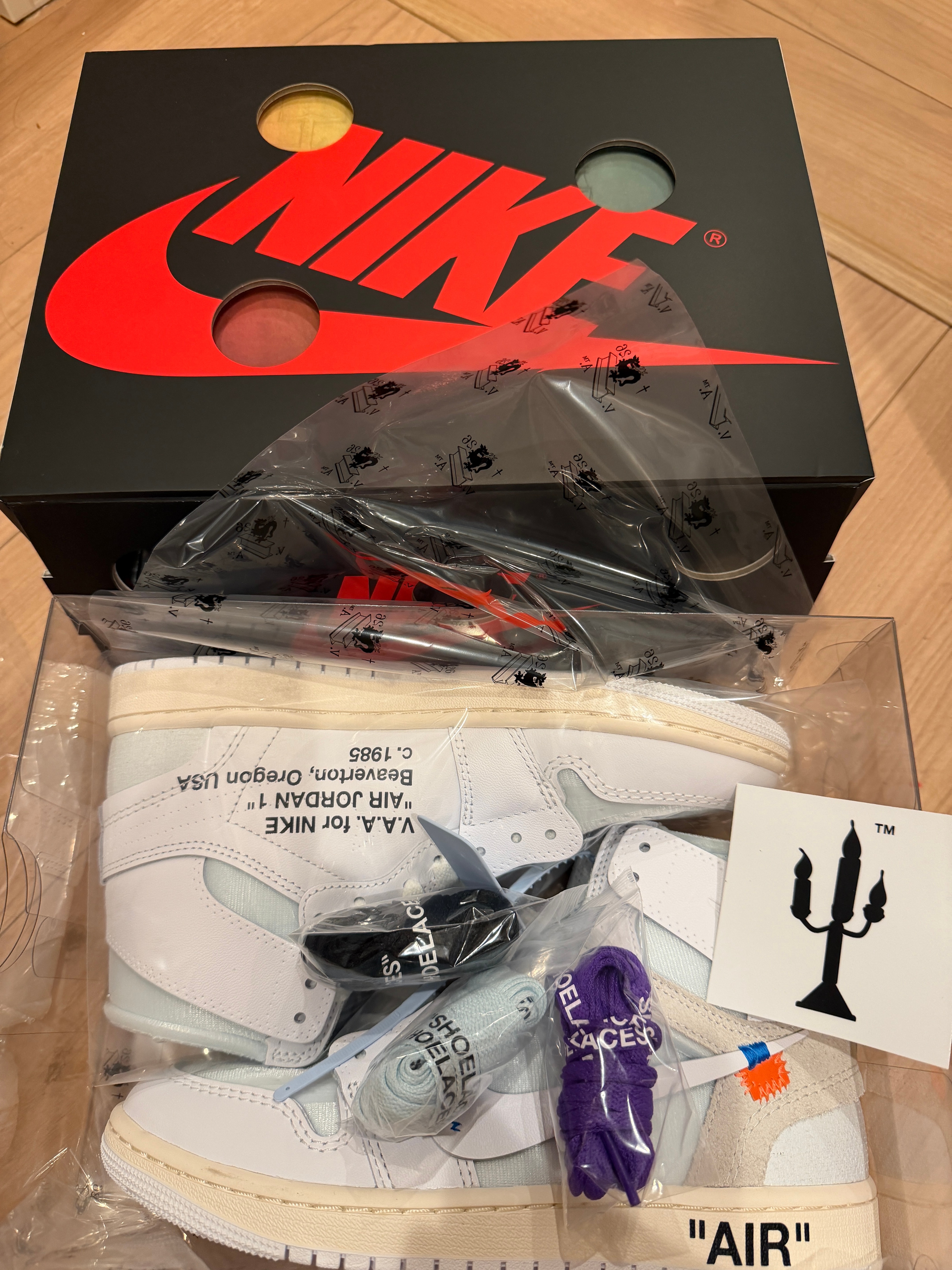 Virgil Abloh Archive (V.A.A.) × Nike Air Jordan 1 Retro High OG "Alaska"