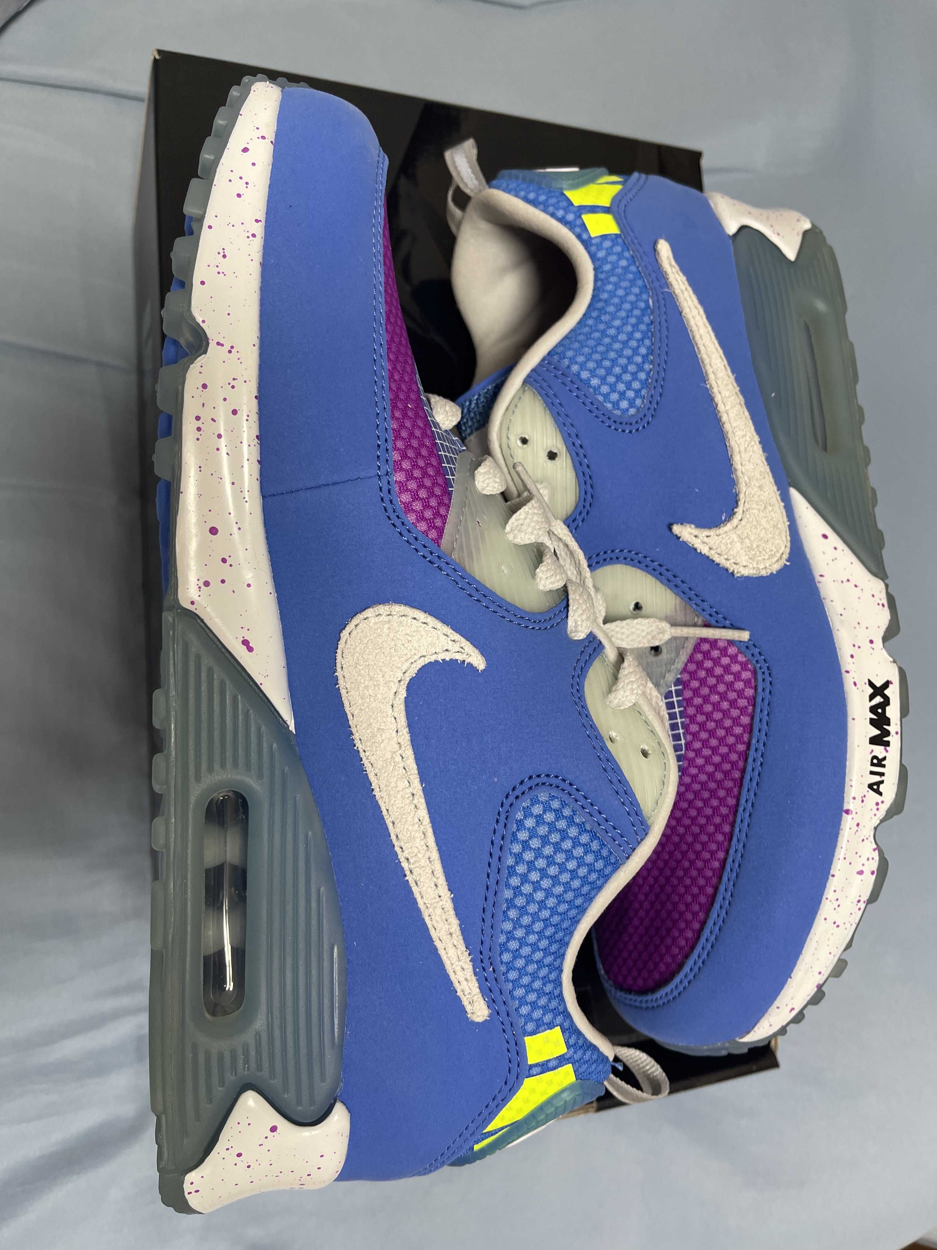 UNDEFEATED × Nike Air Max 90 "Blue/Purple"