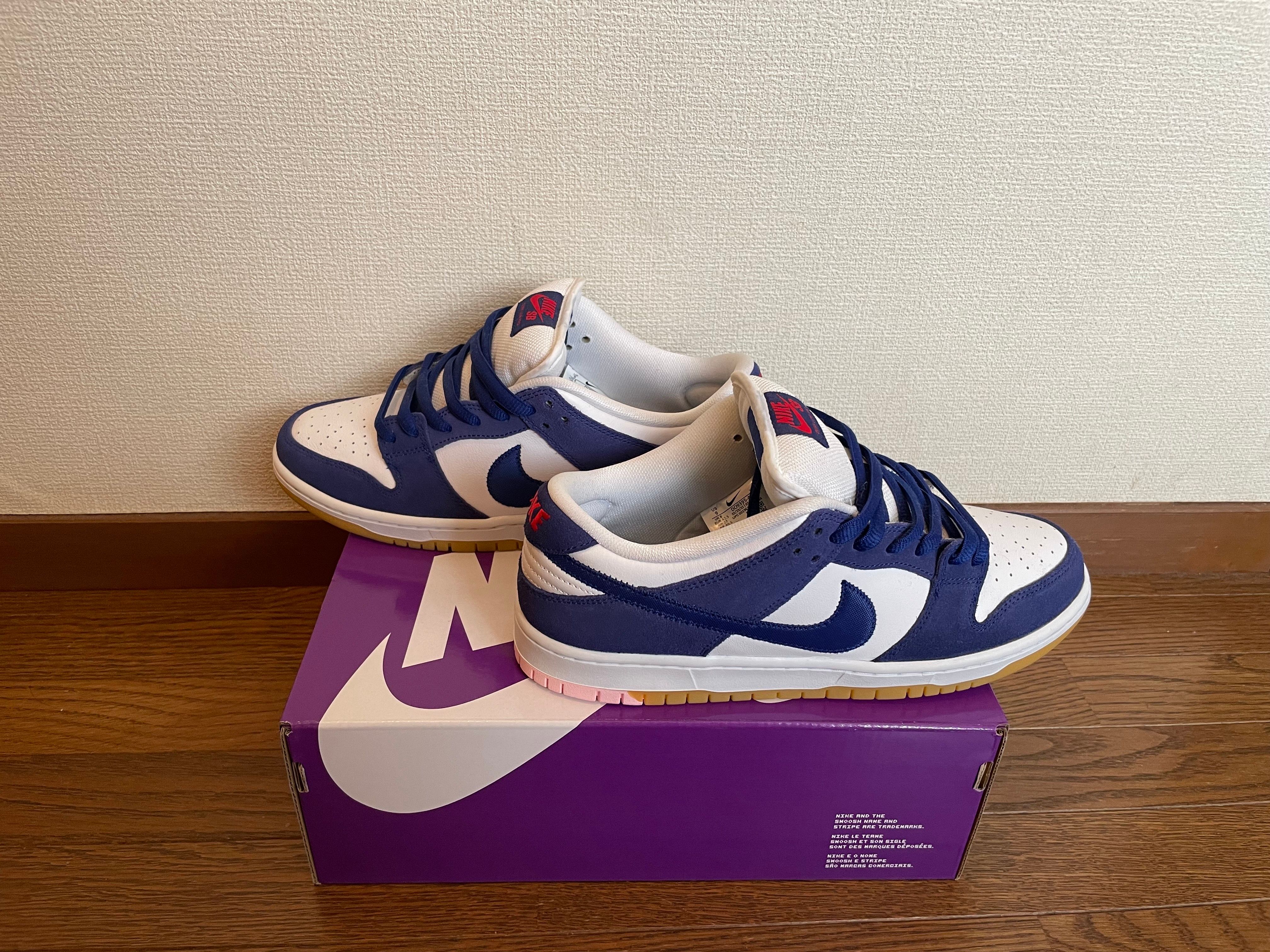 Nike SB Dunk Low "Los Angeles Dodgers/Deep Royal Blue"
