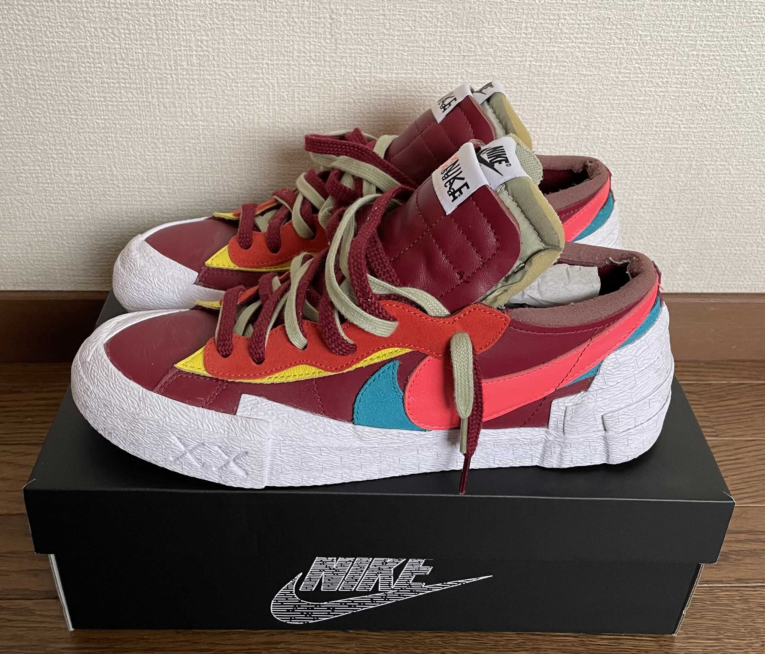 KAWS × sacai × Nike Blazer Low "Team Red"