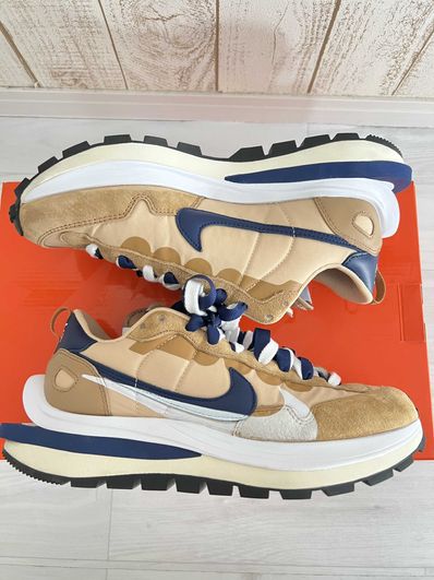 Sacai × Nike Vapor Waffle "Sesame And Blue Void"